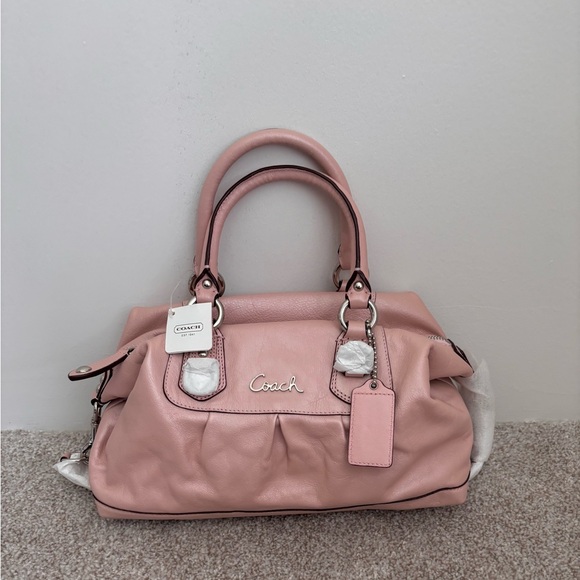 Coach Pink Satchel Bag - Picture 1 of 15